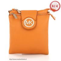 michael kors fulton pebbled groot oranje crossbody zakken Handtassen Online ajuk0299